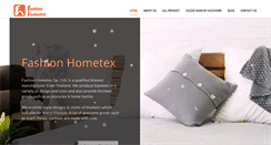 Desktop Screenshot of fashionhometex.com